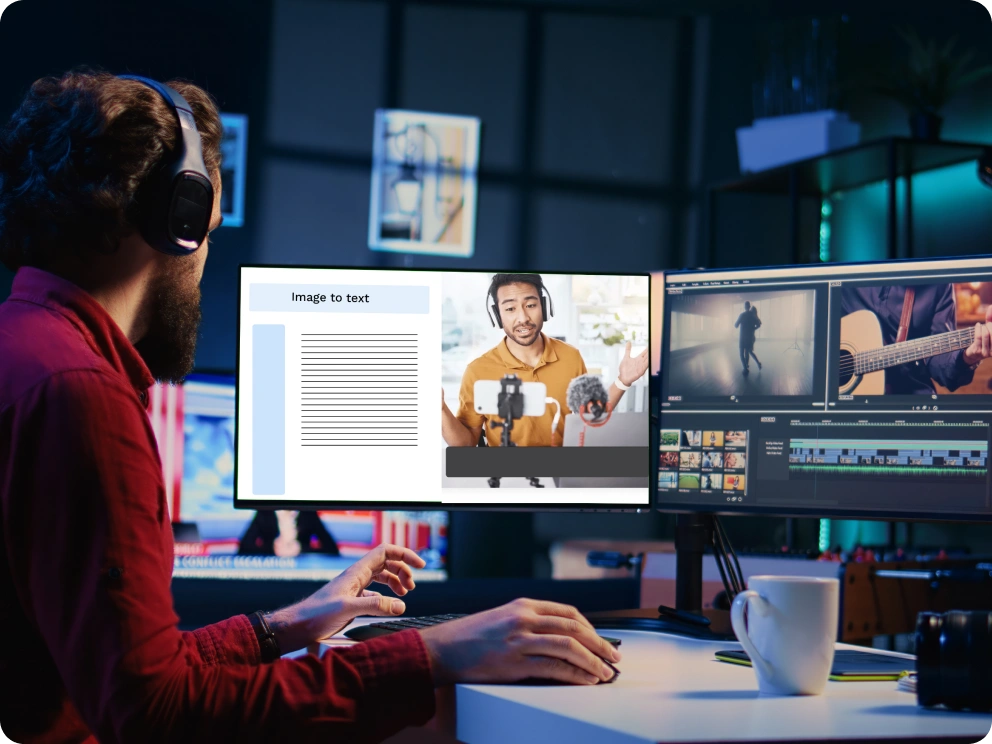 Visual-to-Text Summaries