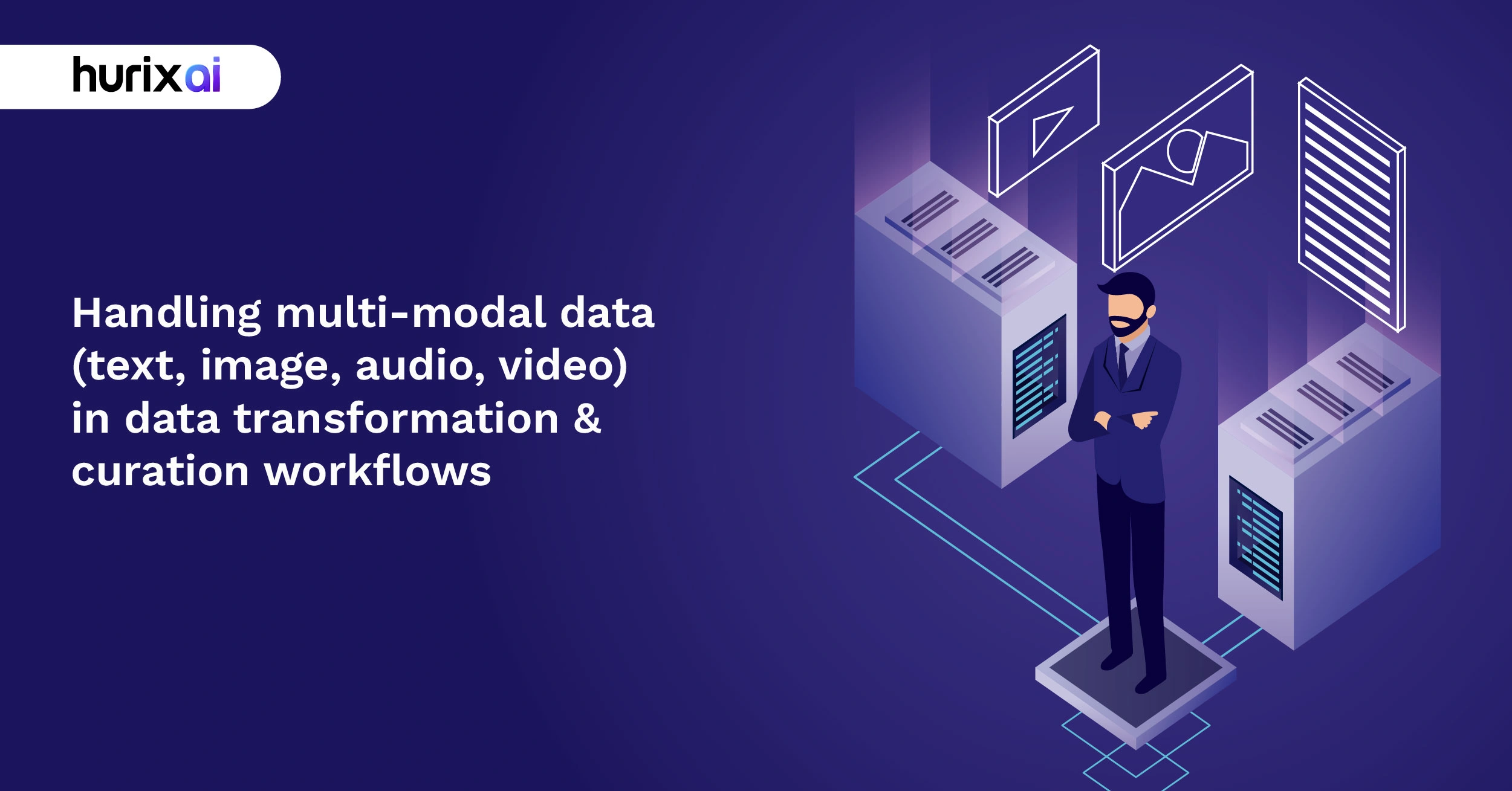Handling Multimodal Data (Text, Image, Audio, and Video) in Data Transformation and Curation Workflows